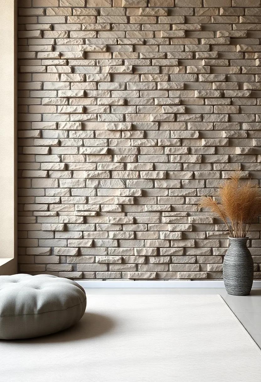 Nature Textures: Integrate natural materials like stone or brick into your accent wall to create lasting visual ⁣interest and organic‍ warmth