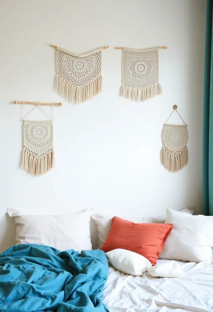 Design a Cozy Corner with Soft Fabrics and Well-Arranged wall Hangings