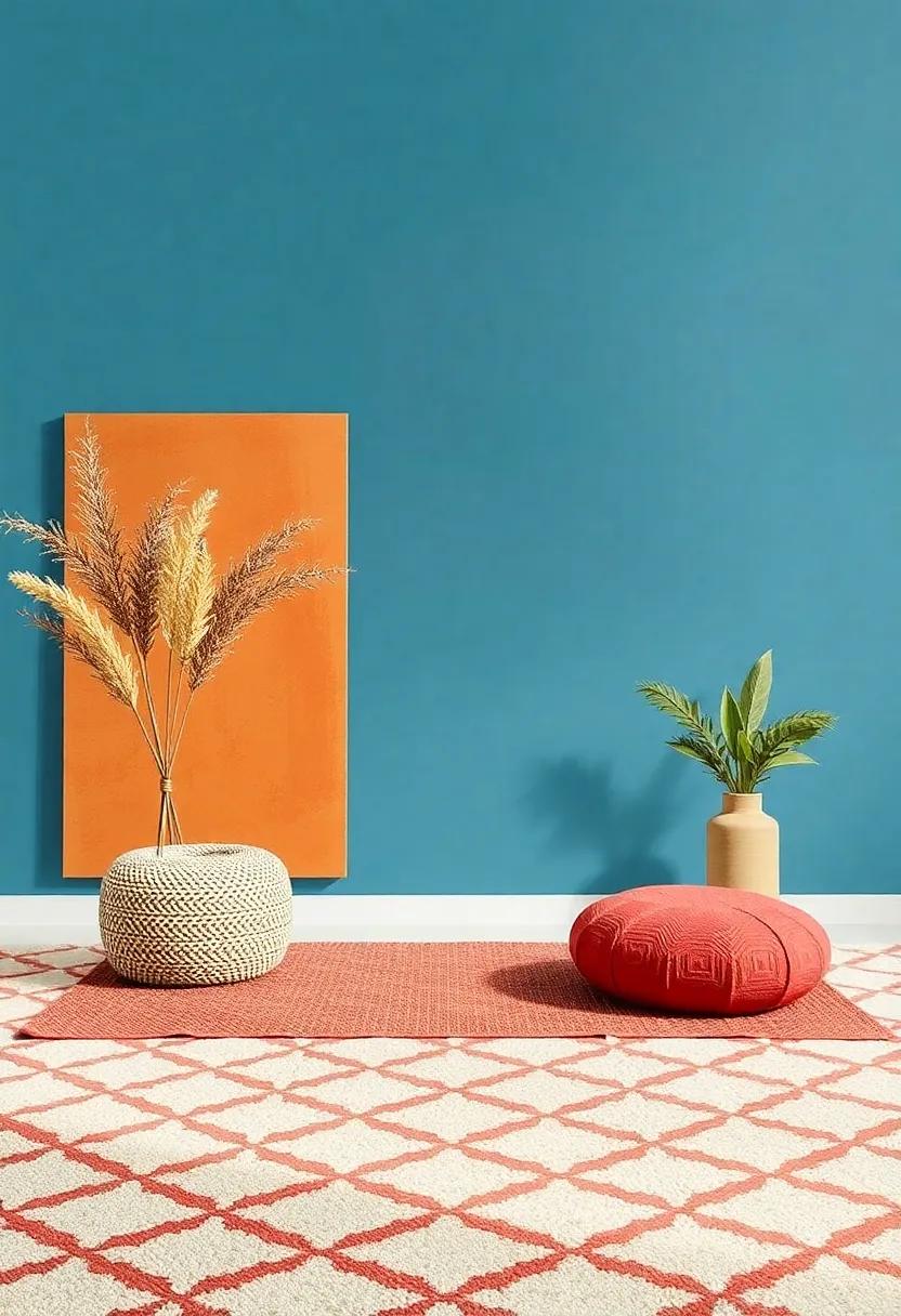 22) Use area ‍rugs‍ with bold patterns to add warmth and style underfoot