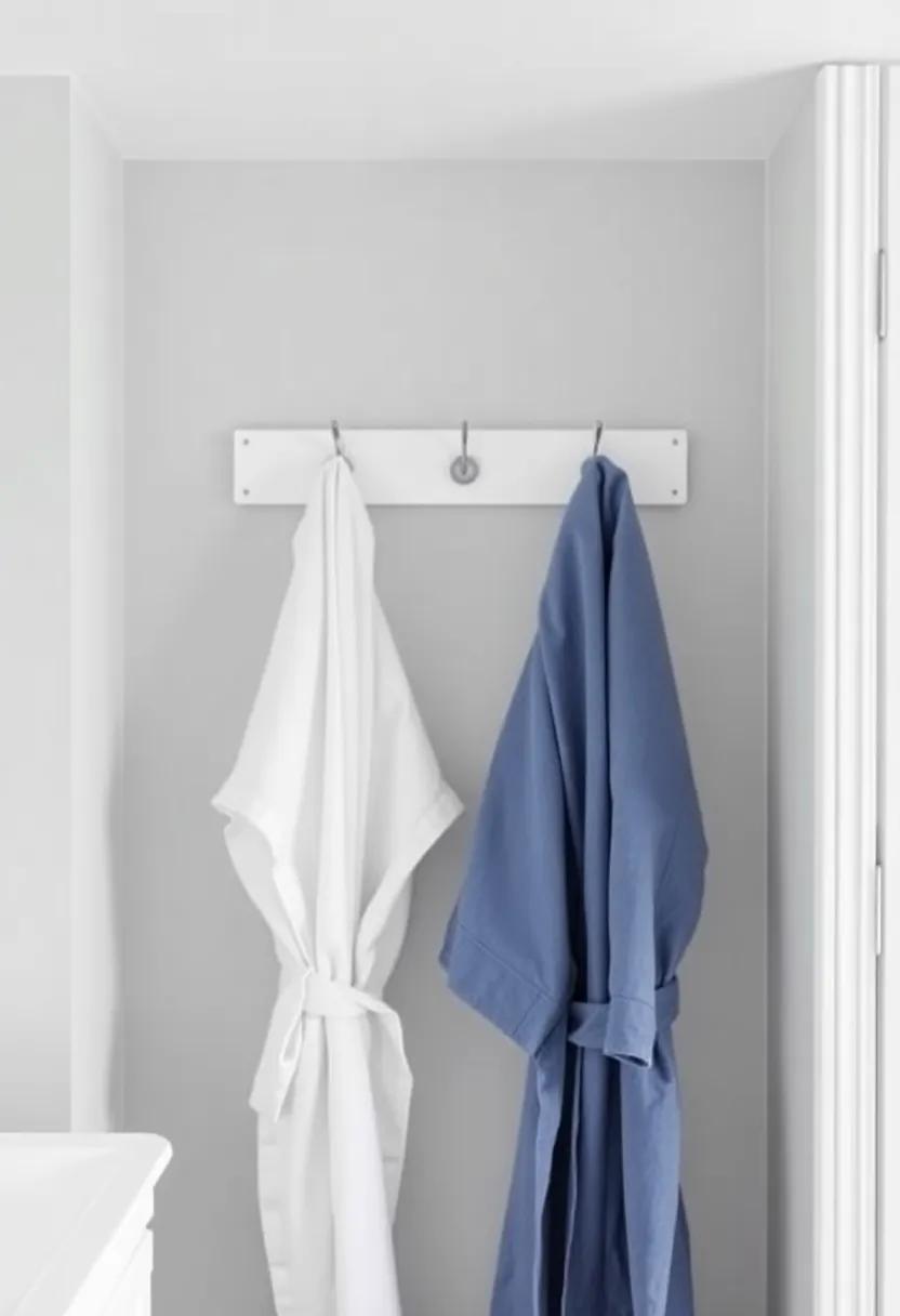 6) ​Use command hooks to ⁣hang towels and robes without damaging the‍ walls