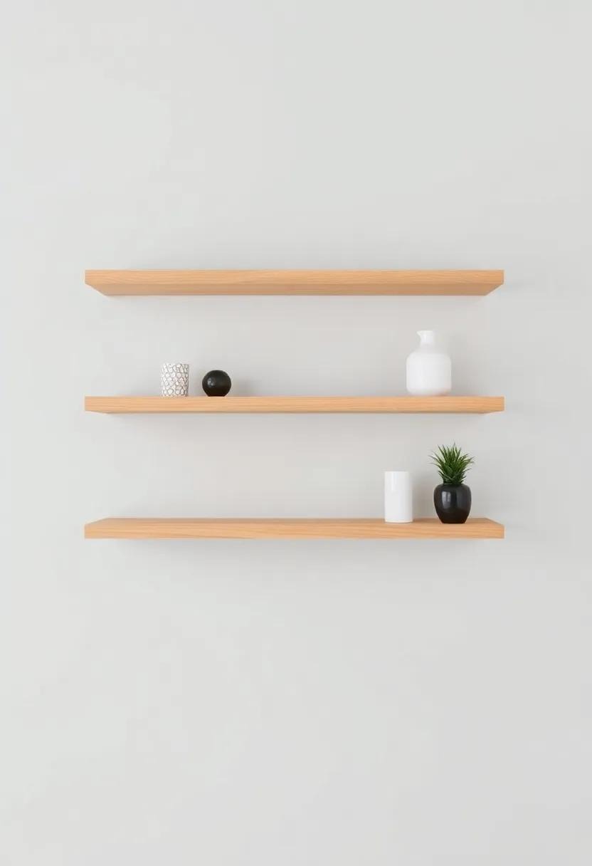 8) ⁣Use creative storage solutions like floating shelves to maximize space ‌without sacrificing style
