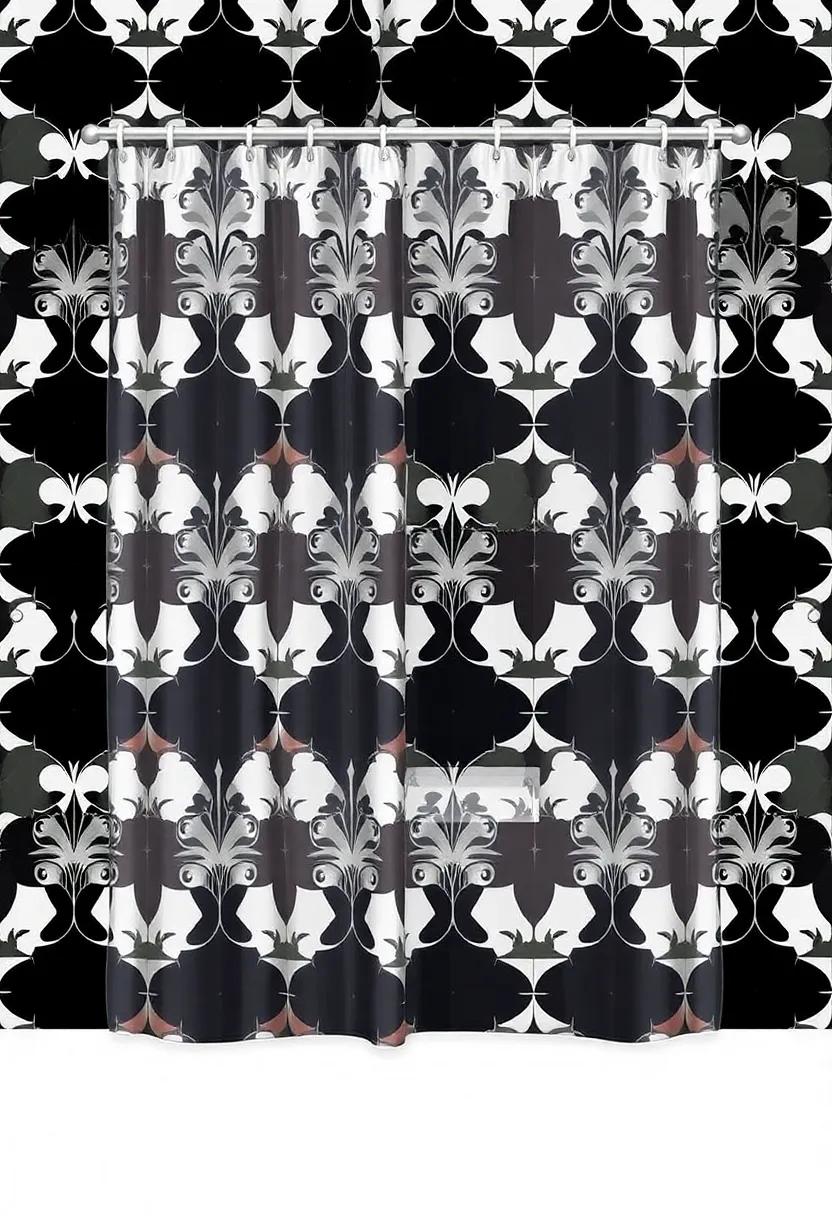 19) Use a Shower Curtain with a Pattern: If your ‍powder⁢ room accommodates a shower, choose a patterned curtain to add personality ⁣without crowding the space