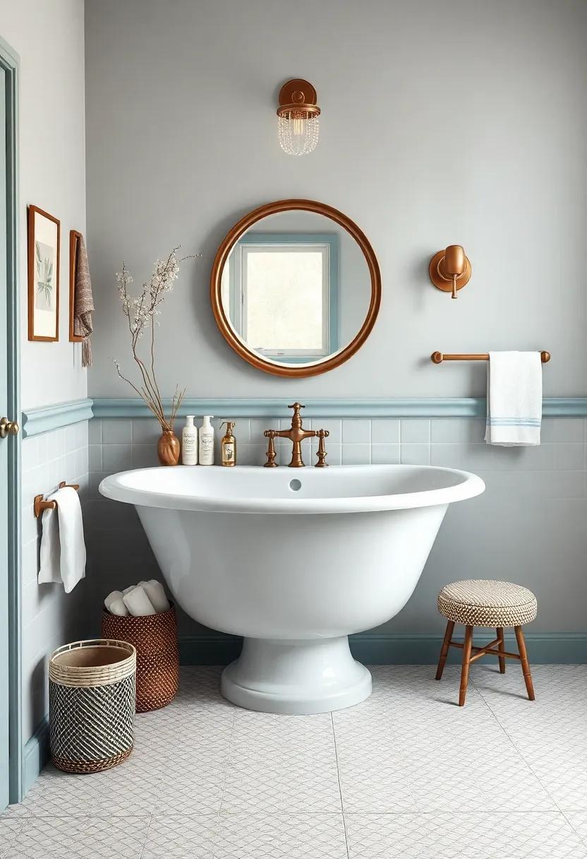 Transforming‌ Your ⁤Bathroom Vision with⁢ Vintage Charm and Retro Aesthetics