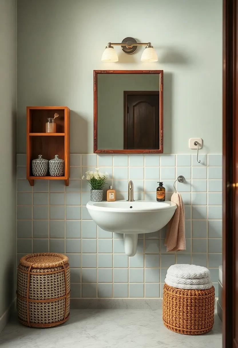 Mixing Old and New: ‍Creating Unique Bathroom Arrangements