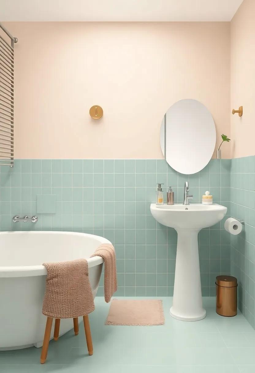 the Allure⁣ of Vintage Color Palettes for a Refreshing Bathroom Experience