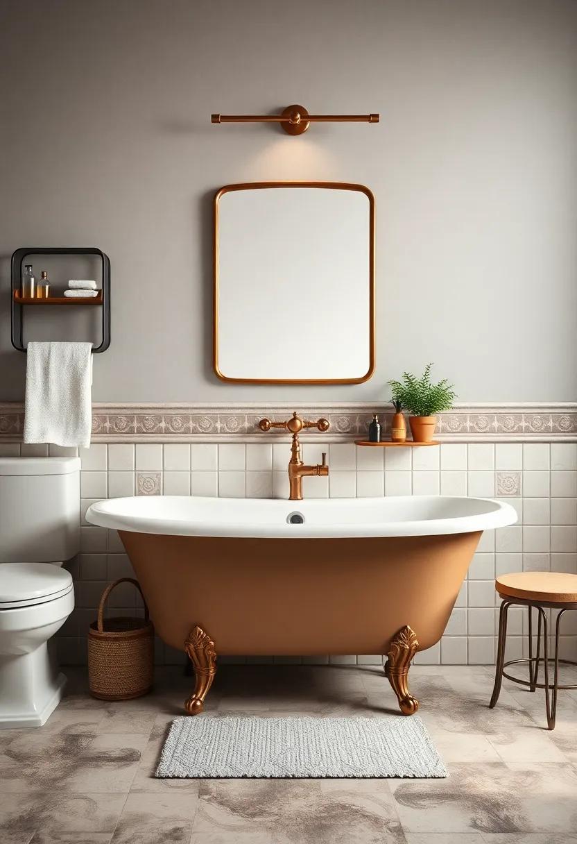 final Touches: Ensuring a Balanced Vintage Aesthetic in Your Bathroom