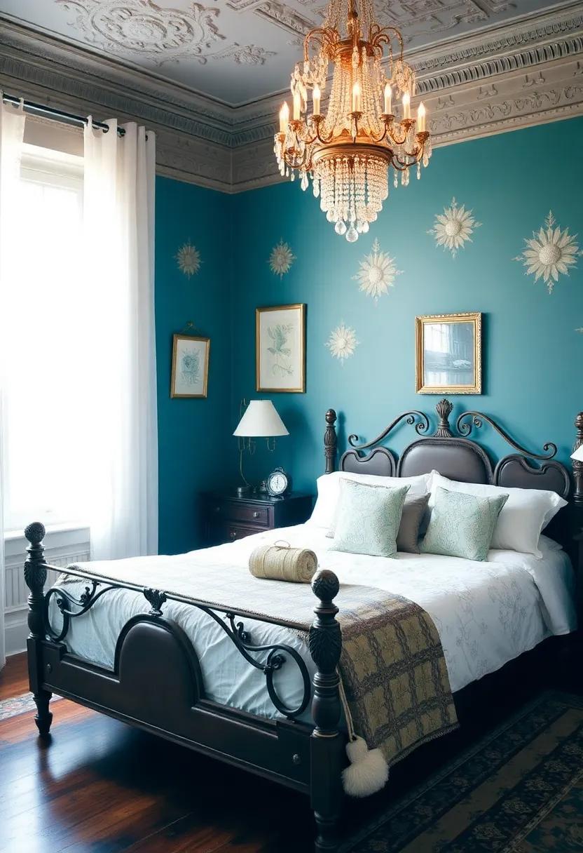 Enhancing Space with Vintage ⁤mirrors⁣ and Glass Accents