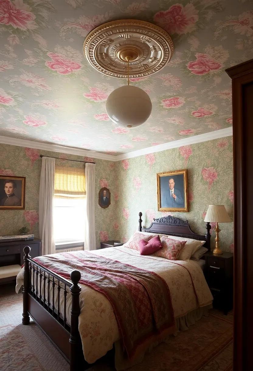 Ceiling ⁢Wallpaper: A Surprising Vintage Twist