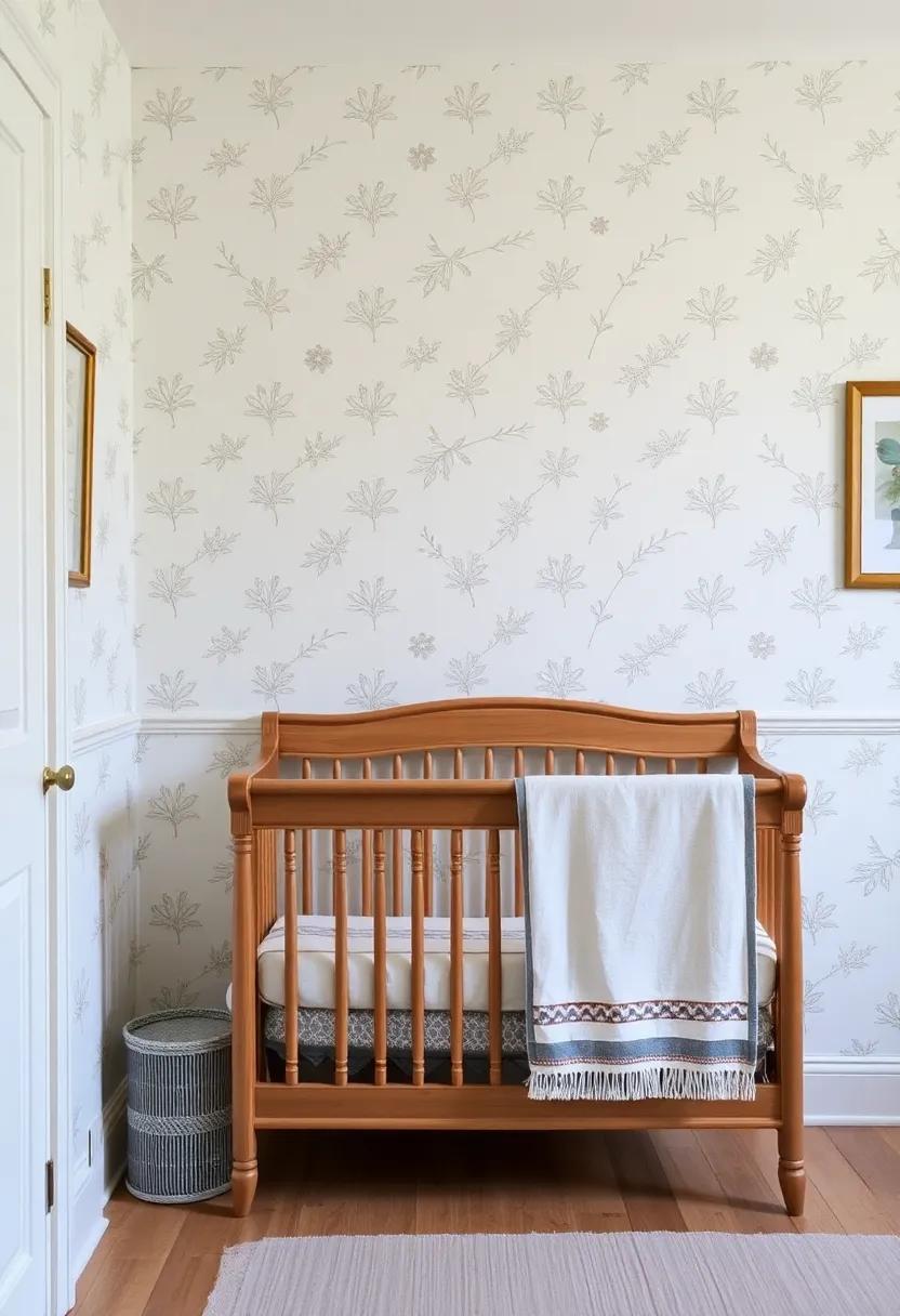 Charming Wallpaper Options to Enhance⁣ Vintage ⁢Nursery Vibes
