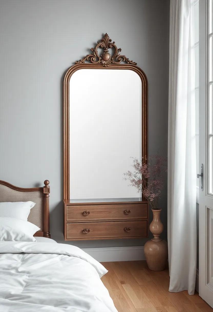 Antique Mirrors Reflecting Timeless ⁣Elegance