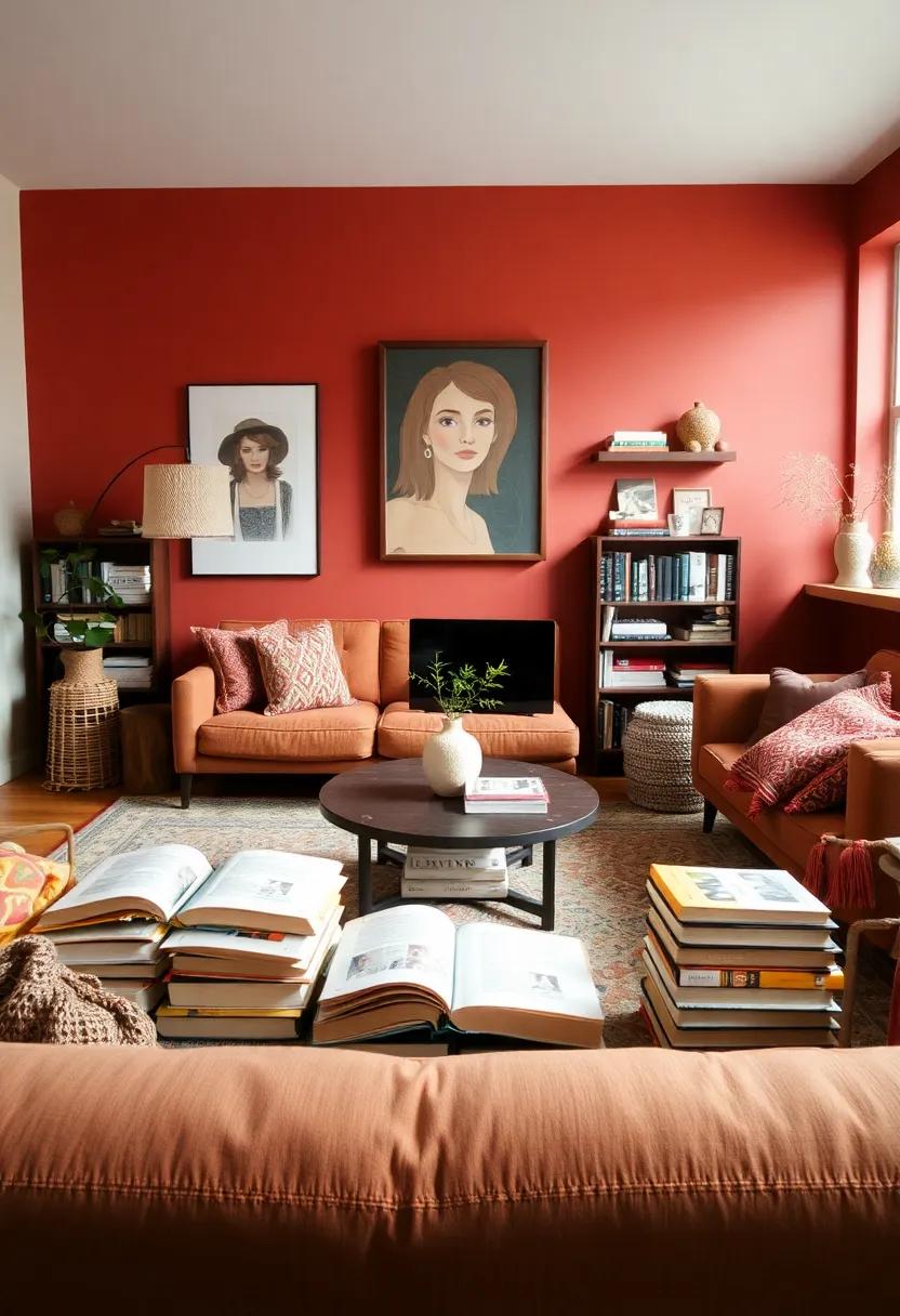 Curating a Collection​ of Books and Textiles⁤ for Comfort