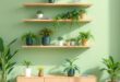 Green Elegance: Stylish Shelving Ideas for a Plant-Filled Living Room