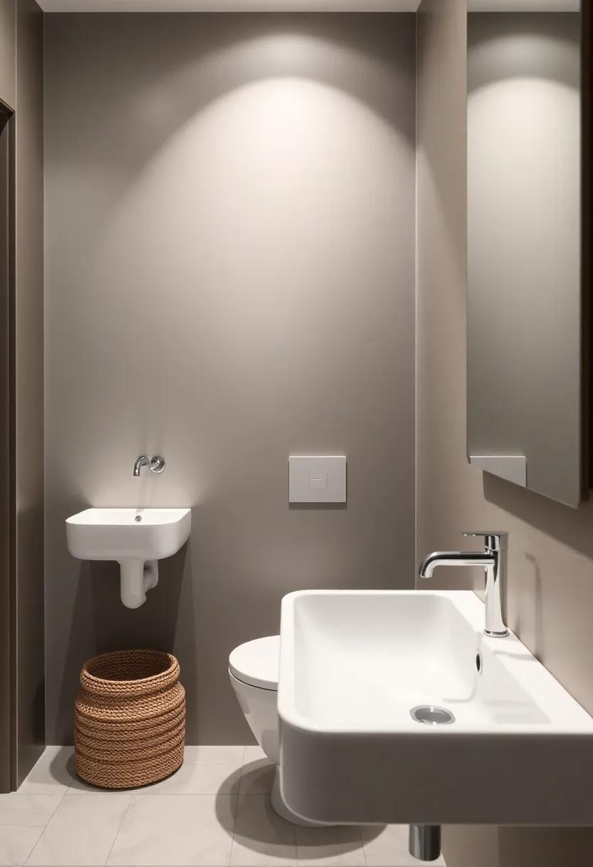 Maximizing Space: The Elegance of Wall-Mounted Faucets in Small Bathrooms