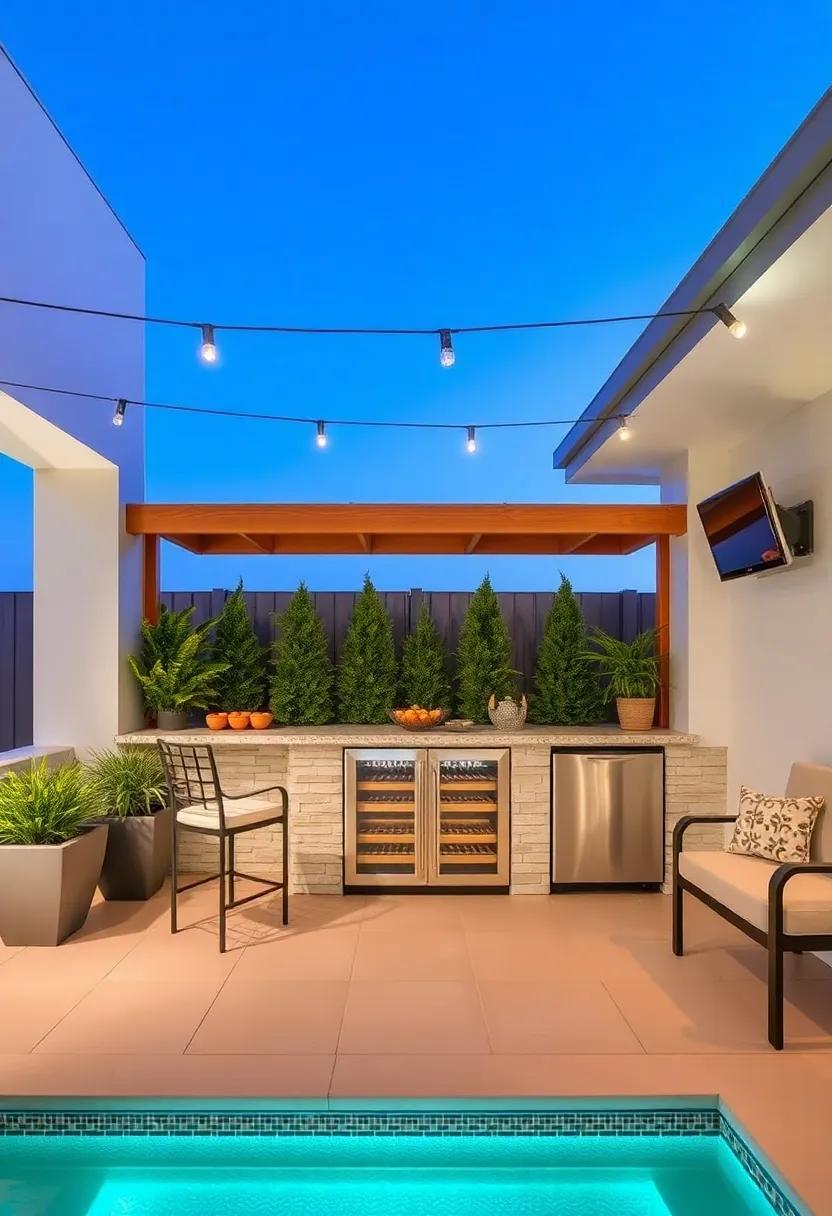 Chill Out in Style: Explore Patio Bars with Built-In Wine Coolers for Your Outdoors