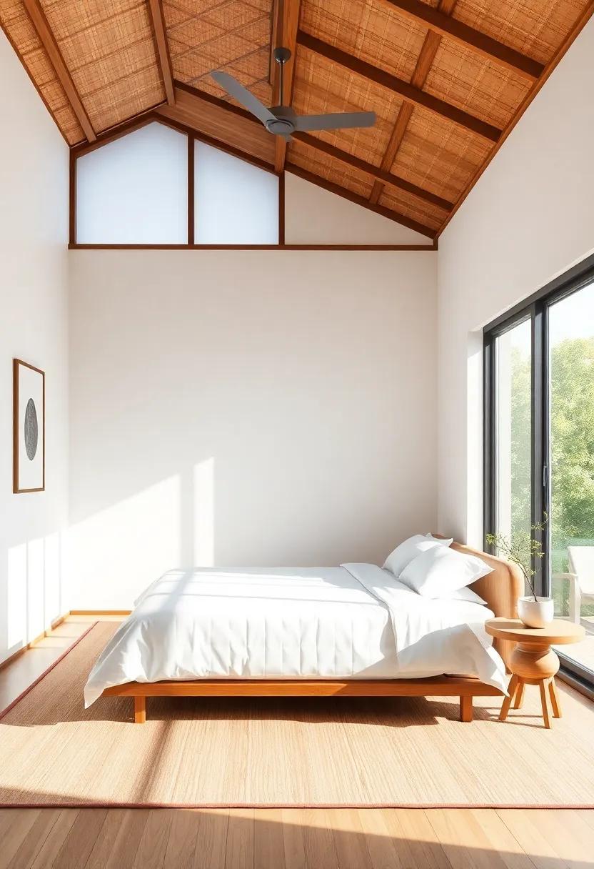 Embracing Serenity: Designing a Japanese-Inspired Bedroom Bathed in Natural Light