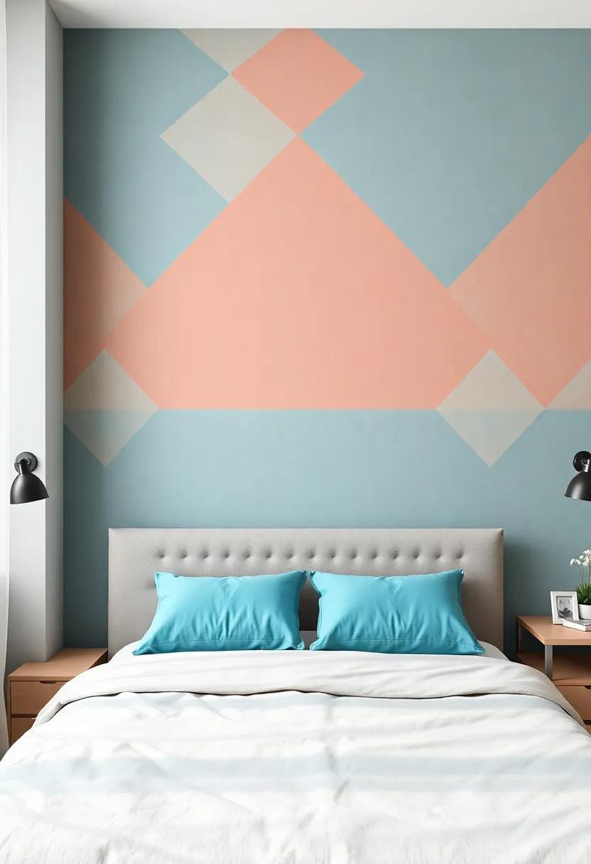 Transform Your Space: Embracing Geometric Patterns on Bedroom Walls