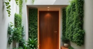 Embracing Nature: The Rise of Biophilic Entryways with Lush Living Walls
