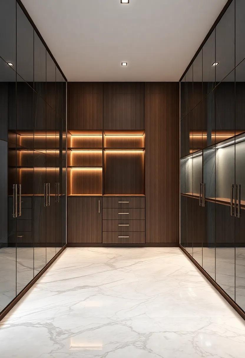 Luxurious Walk-In Closet Designs: Transforming Space with Stunning Marble Flooring