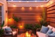 Transform Your Small Outdoor Space into a Cozy Retreat with Enchanting Lighting