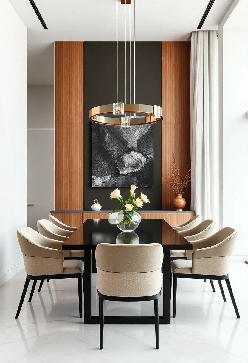 Elevate Your Space: Designing a Luxury Dining Room with Striking Bold Accents