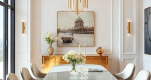 Elevate Your Space: The Allure of Luxury Dining Rooms with Elegant Gold Accents