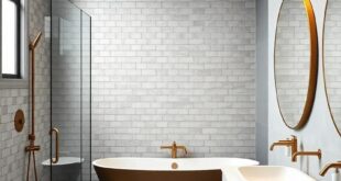 Elevating Industrial Design: The Allure of Brass Accents in Modern Bathrooms