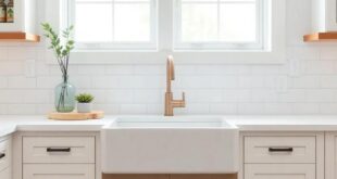 Charming Modern Farmhouse Kitchens: The Timeless Appeal of Apron Sinks