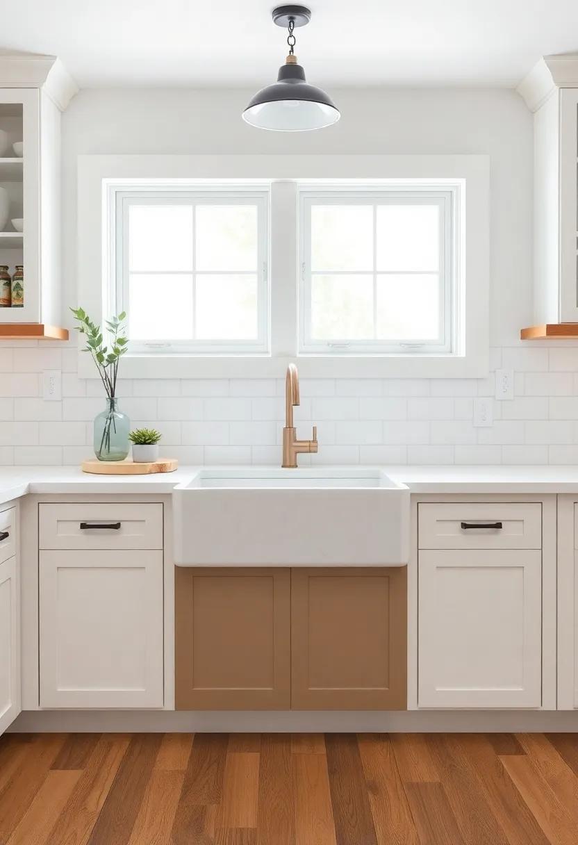 Charming Modern Farmhouse Kitchens: The Timeless Appeal of Apron Sinks