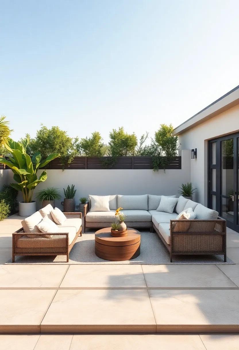 Transform Your Outdoor Space: The Allure of a Large Patio with Sectional Sofa