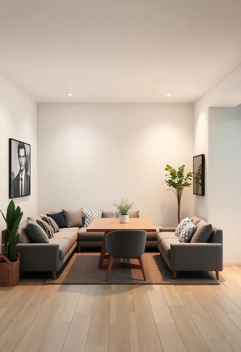 Maximize Style: Innovative Ideas for a Space-Saving Small Living Room with Dining Area