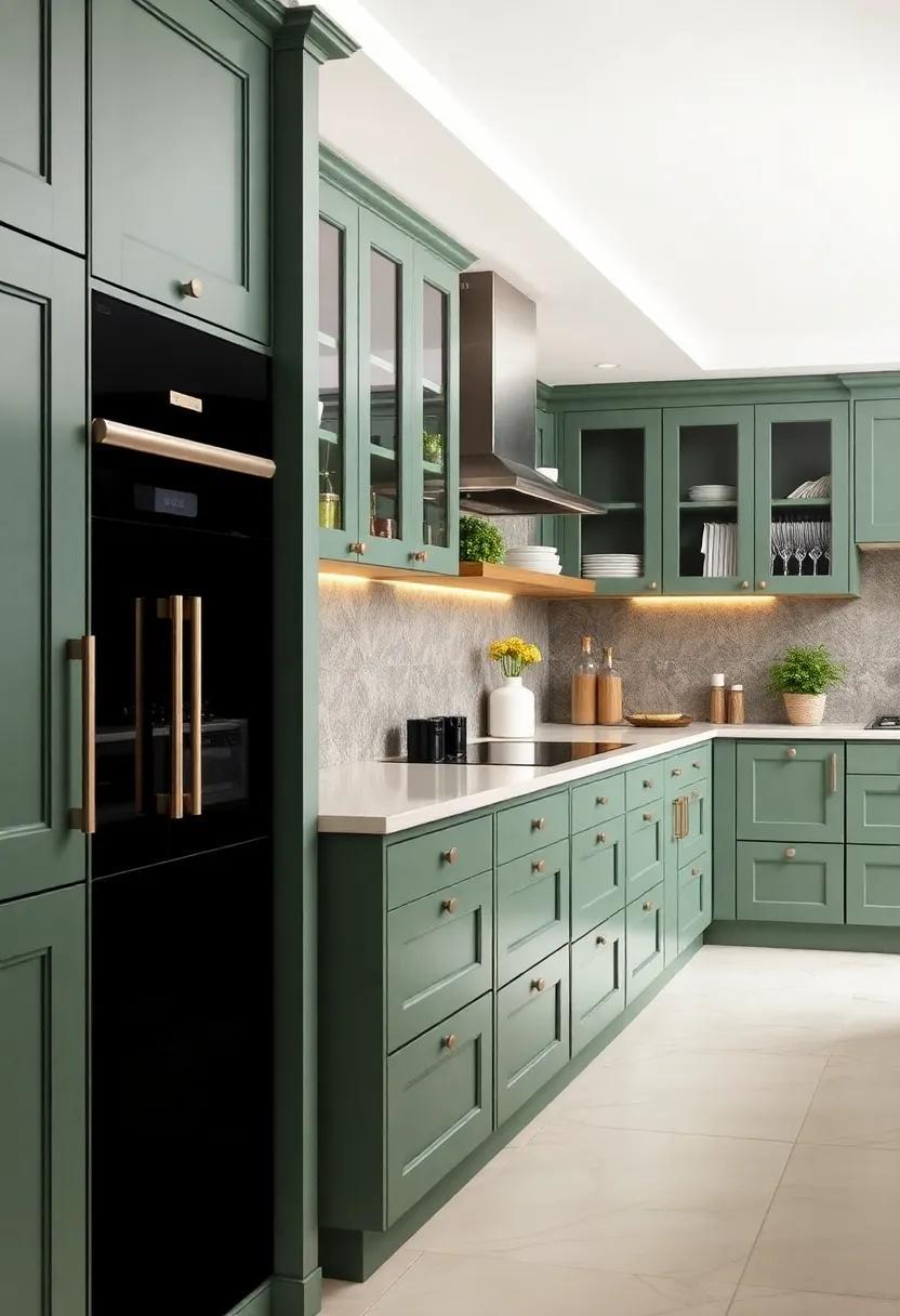 Elevate Your Culinary Space: The Allure of Sage Green Luxury Kitchen Cabinets