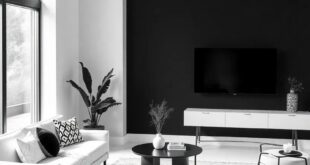 Embracing Contrast: Designing a Modern Boho Living Room in Black and White