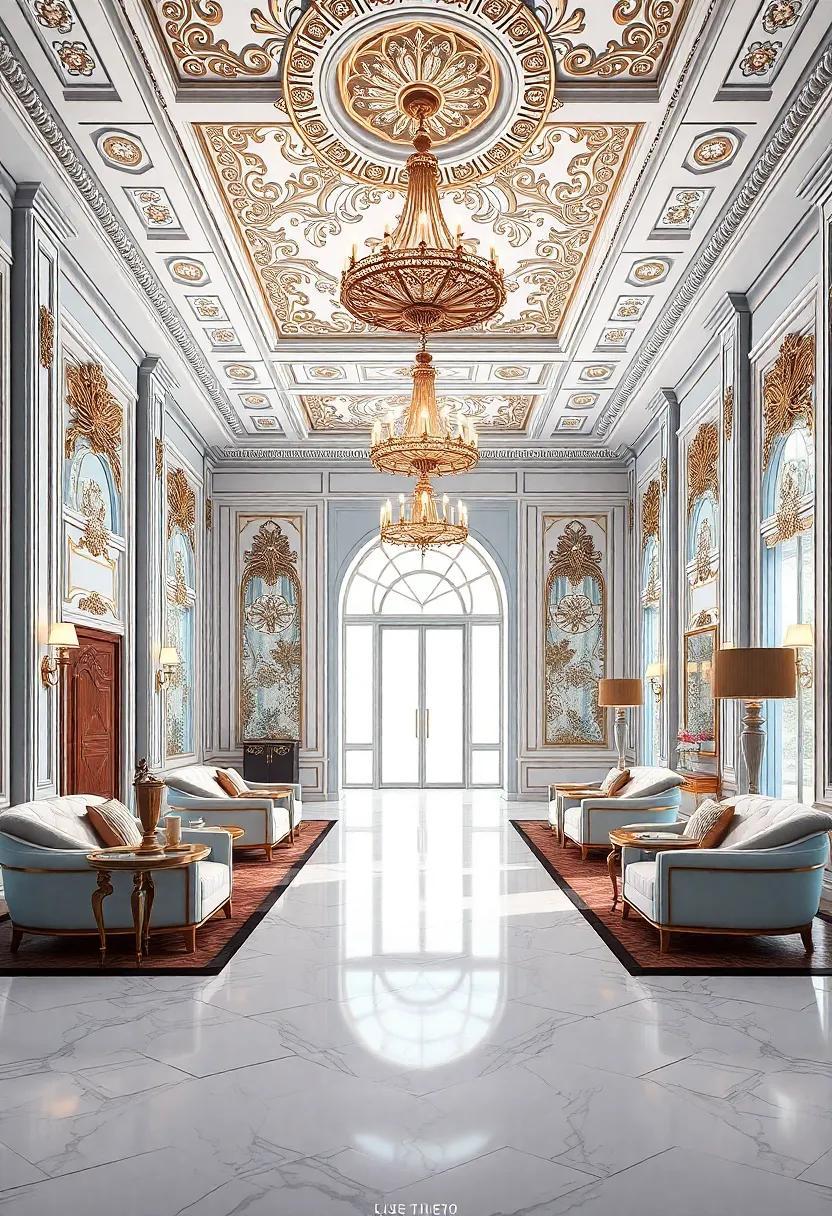 Opulent Elegance: Exploring the Interiors of Luxury Royal-Style Mansions