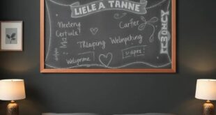 25 Creative Ways to Transform Your Bedroom Wall with a Chalkboard