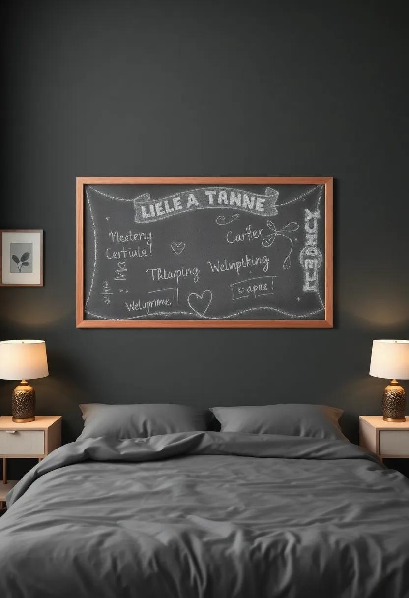 25 Creative Ways to Transform Your Bedroom Wall with a Chalkboard