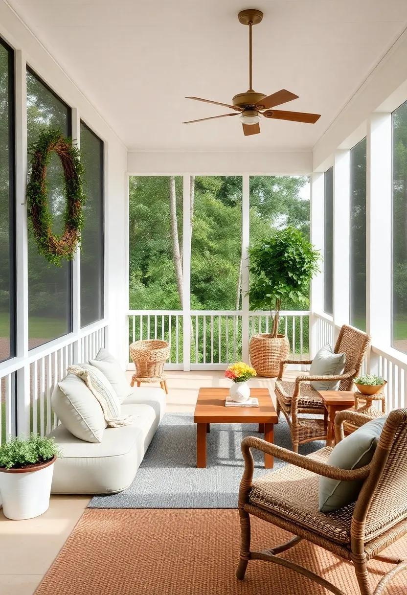 25 Cozy Ways to Transform Your Screened Porch into a Charming Cottage Retreat