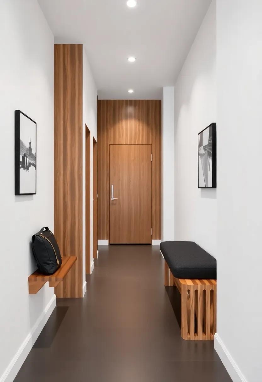 25 Creative Small Hallways Featuring Sliding Storage Benches for Stylish Organization 25 Creative Small Hallways Featuring Sliding Storage Benches for Stylish Organization