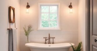 29 Charming Farmhouse Bathroom Lighting Ideas to Illuminate Your Space
