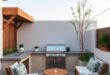 24 Inspiring Small Outdoor Spaces Featuring Built-in BBQ Stations for Cozy Cookouts