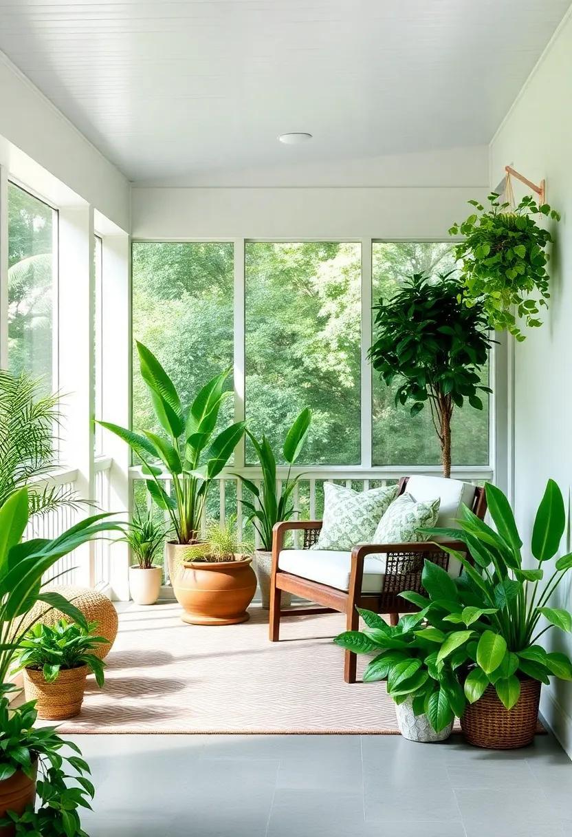 Green Oasis: Inspiring Plant Ideas for Your Screened Porch Sanctuary