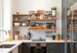 25 Ingenious Small Kitchens Featuring Vertical Spice Racks for Maximum Flavor Storage