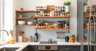25 Ingenious Small Kitchens Featuring Vertical Spice Racks for Maximum Flavor Storage