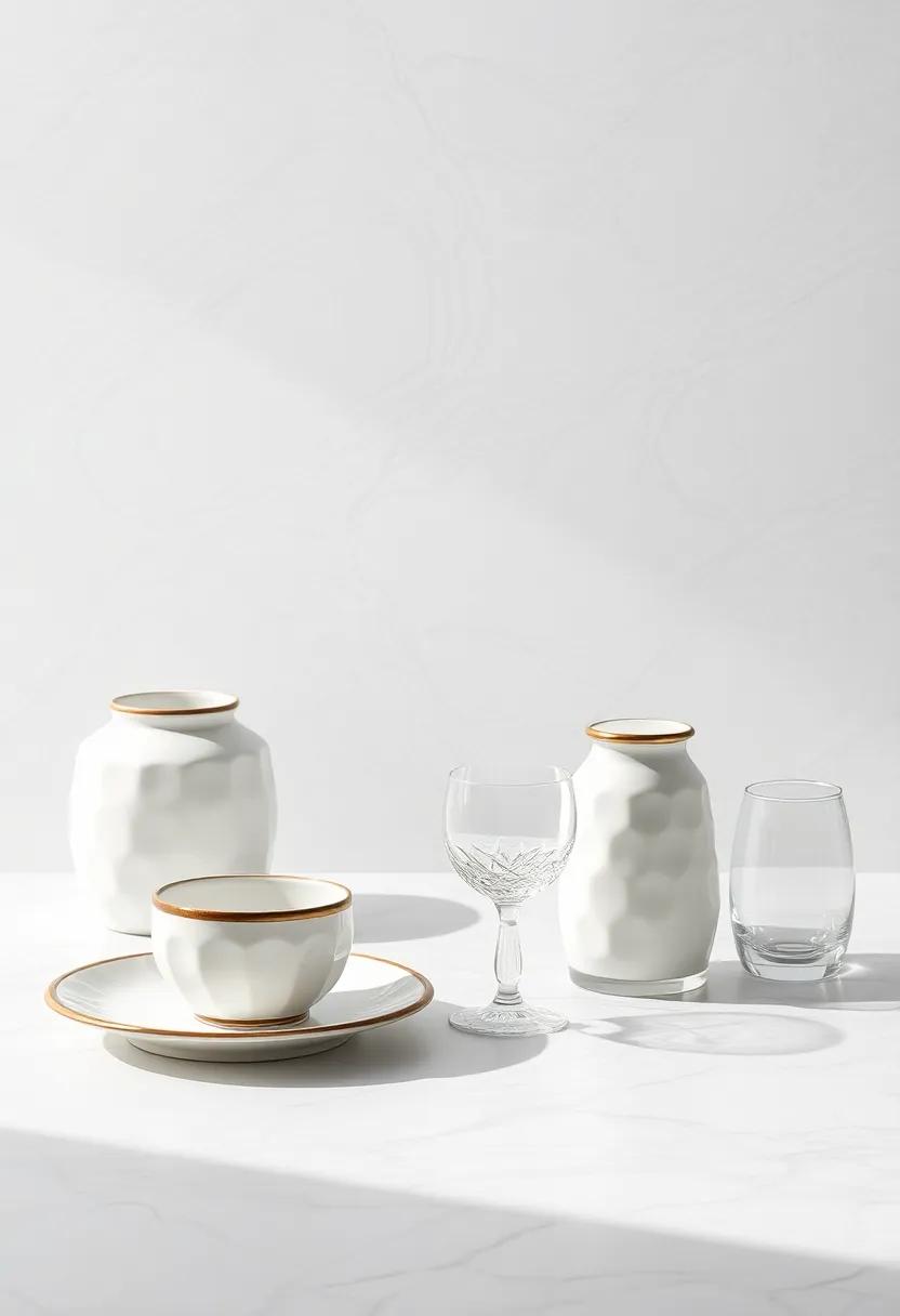 Ceramics and‍ Glass: ⁣The Distinctive ⁣Craft of Art Deco Tableware