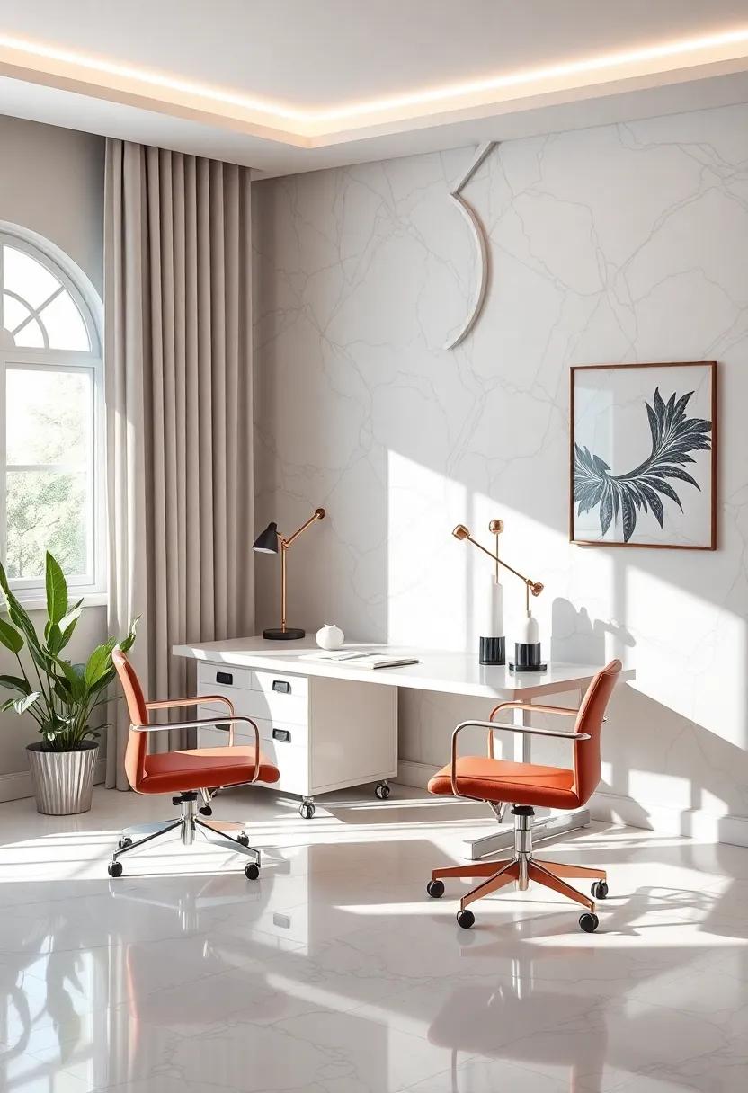 Designing ‌a Productive Atmosphere with Reflective surfaces and Textures