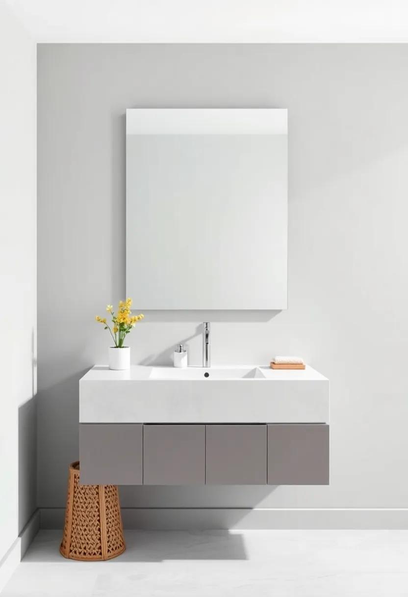 Color coordination: ​Harmonizing⁢ Mirror ⁤Finishes with Bathroom Palettes
