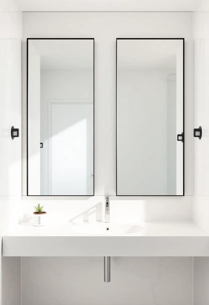 Creative ‍Pairings:‌ Wall ⁢Mirrors and Art to⁣ Achieve a ​Unique ⁣Bathroom⁤ style