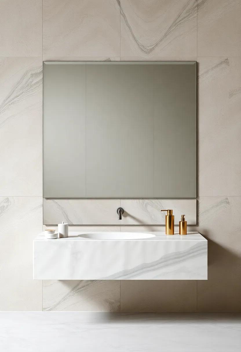 Textured ‍Finishes:⁣ Embracing‍ Unique Materials​ for Wall Mirror Designs