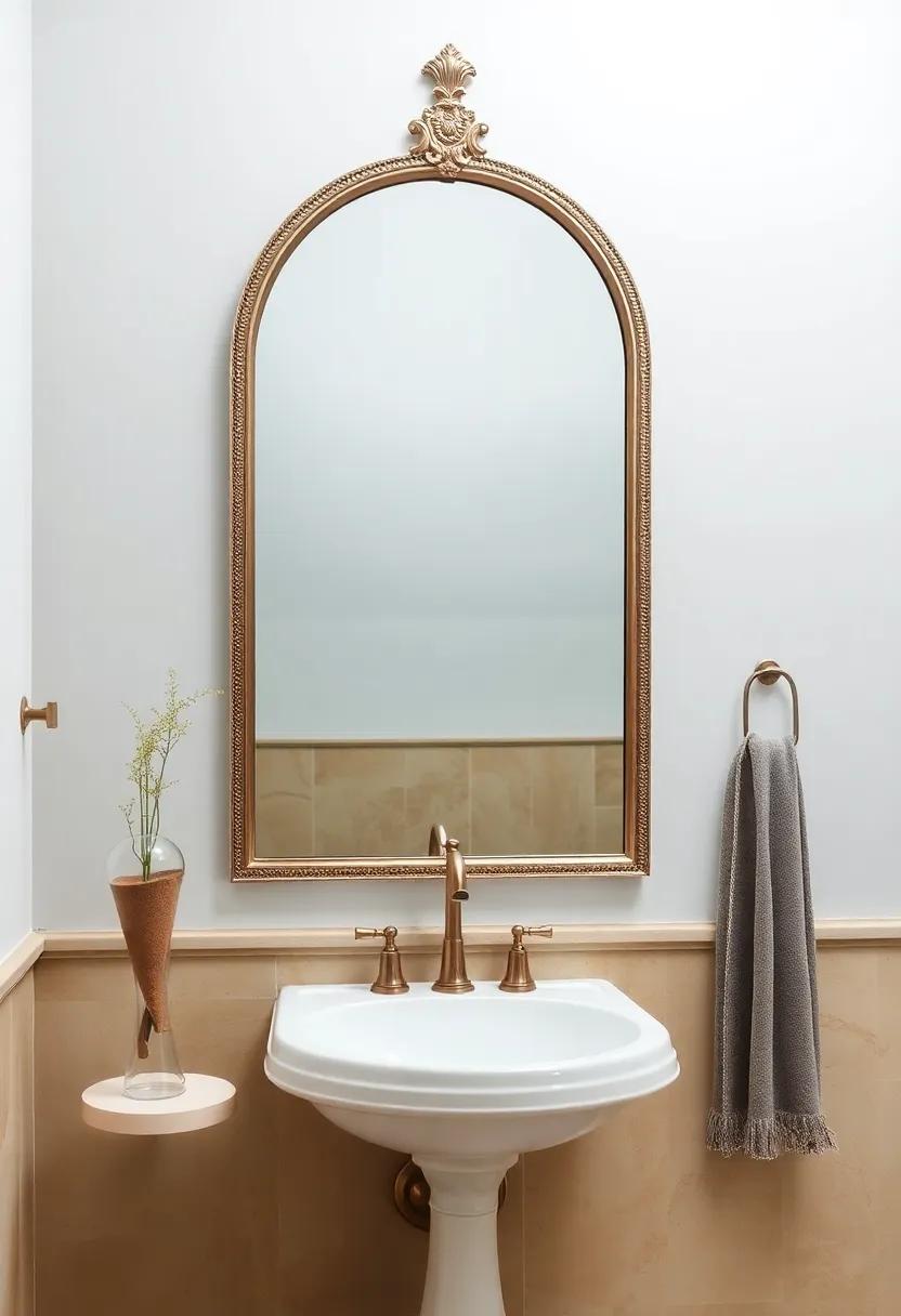 Vintage⁢ Charm: Incorporating Antique Mirrors⁢ for a⁢ Timeless Bathroom ⁣Look