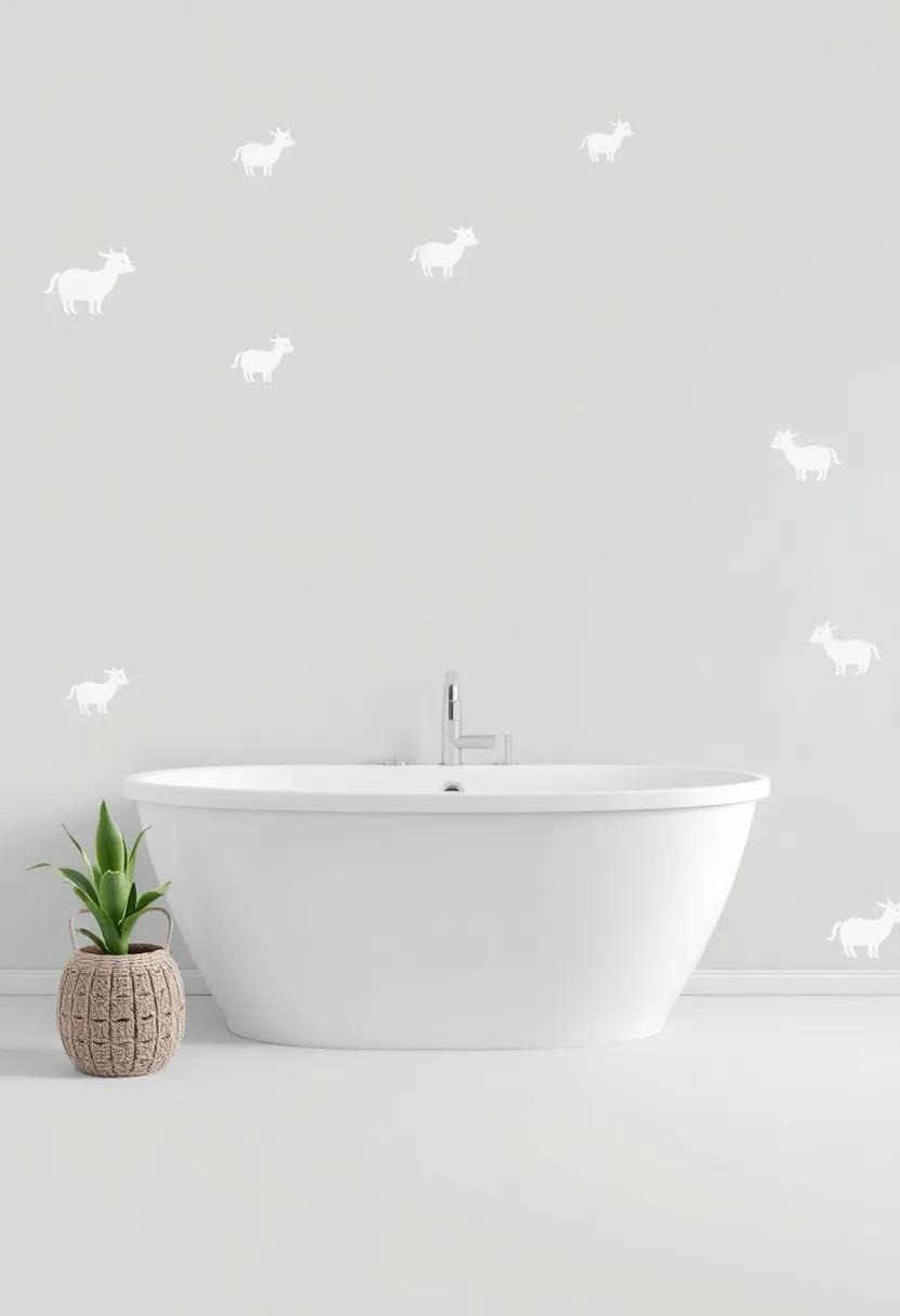 Whimsical Animal Motifs Bringing Playfulness ‍To Family Bathrooms