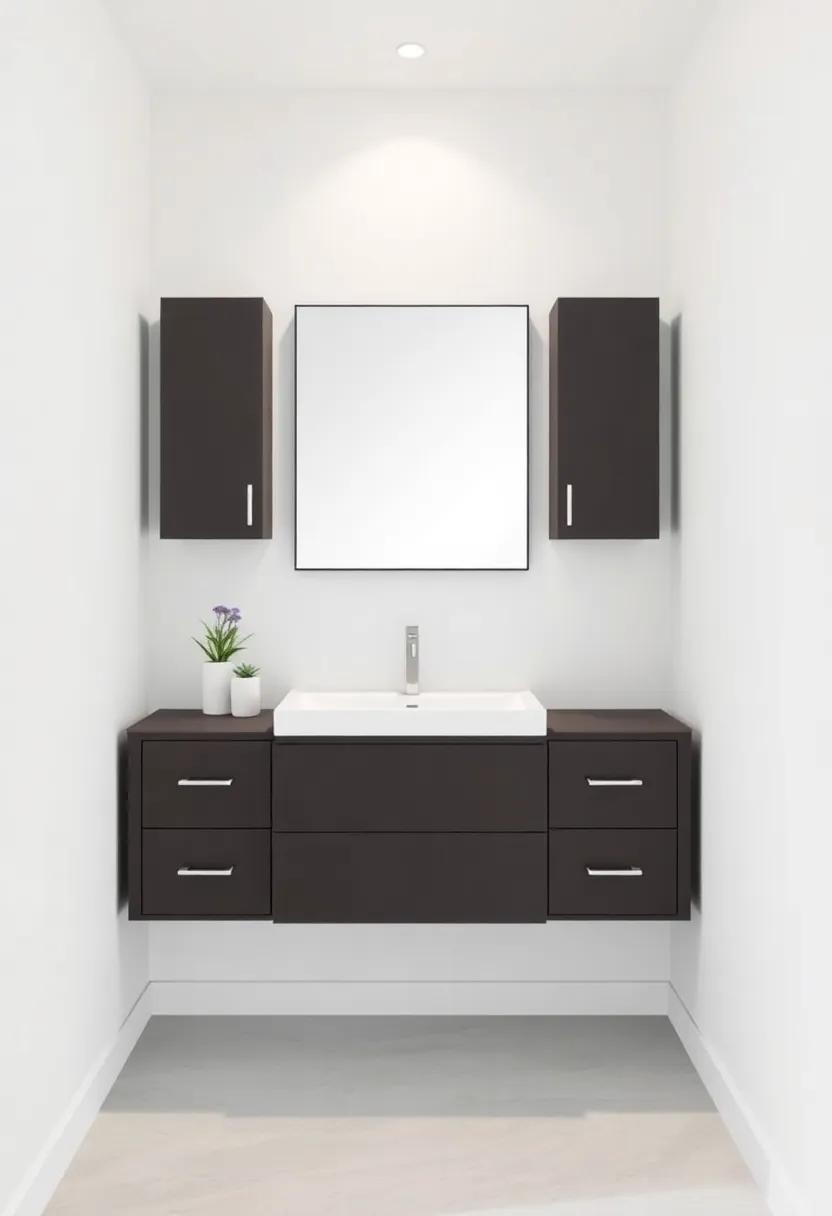 Embrace Minimalism: ‍Sleek and Simple ⁢Wall Vanity Cabinet Options